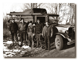 Telephone Line Crew - Barrington NH - 1950s