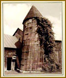 Old Silo sepia